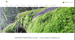 Desktop Screenshot of naturetherapies.com.au